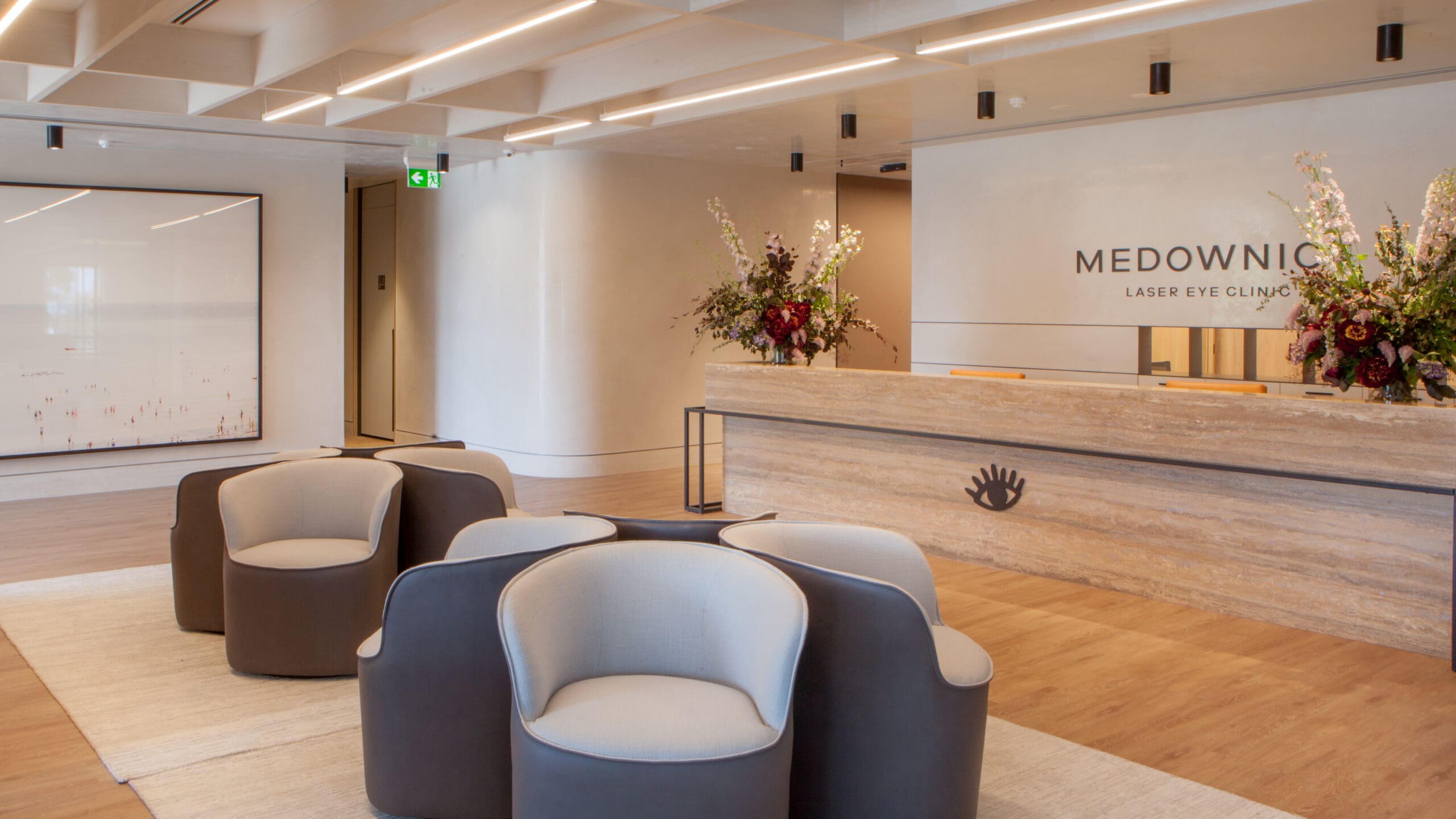 Medownick Laser Eye Clinic waiting room